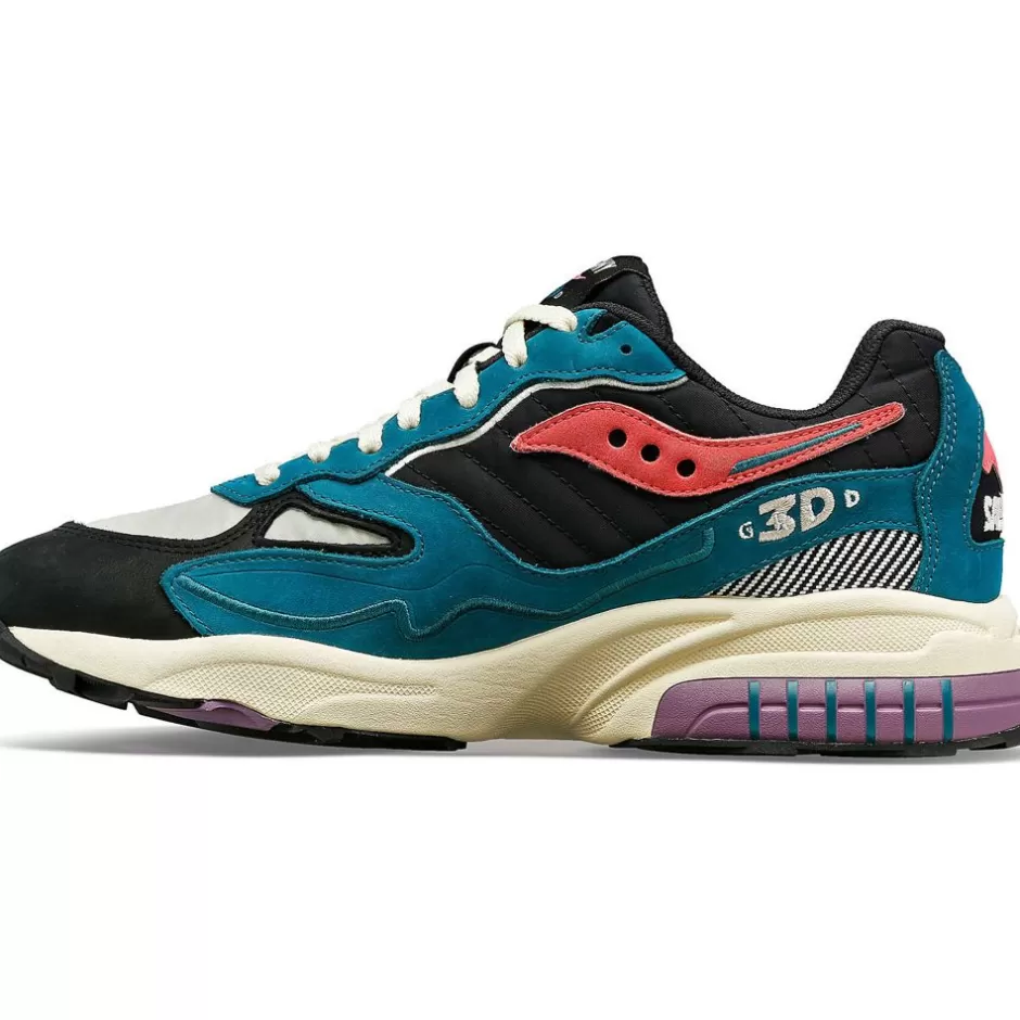 3D Grid Hurricane Midnight Swimming | Saucony Shop