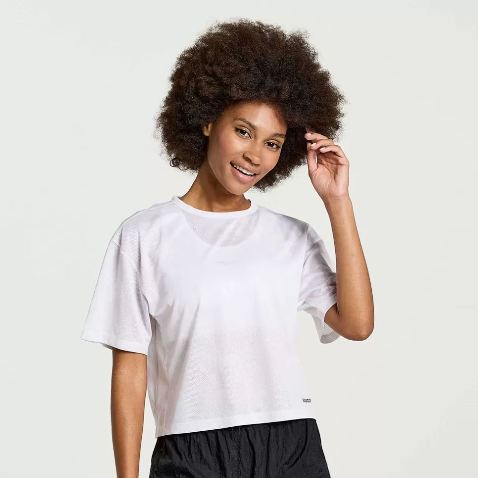 Damen Elevate Short Sleeve | Saucony Cheap