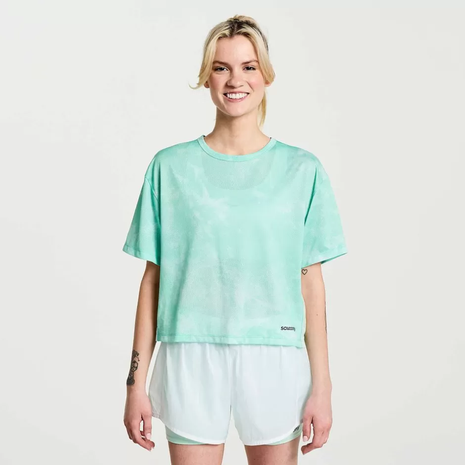 Damen Elevate Short Sleeve | Saucony Flash Sale