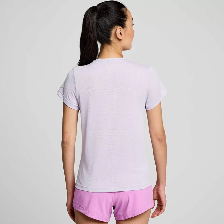 Damen Stopwatch Graphic Short Sleeve | Saucony Sale