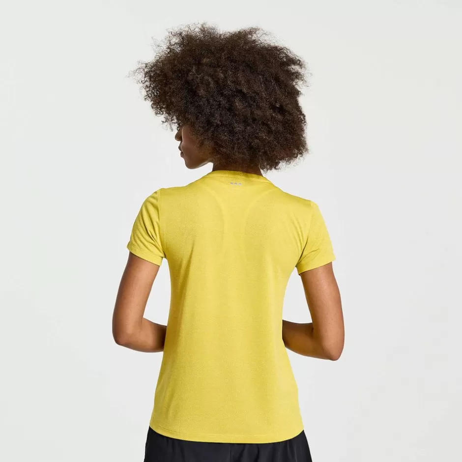 Damen Stopwatch Graphic Short Sleeve | Saucony New